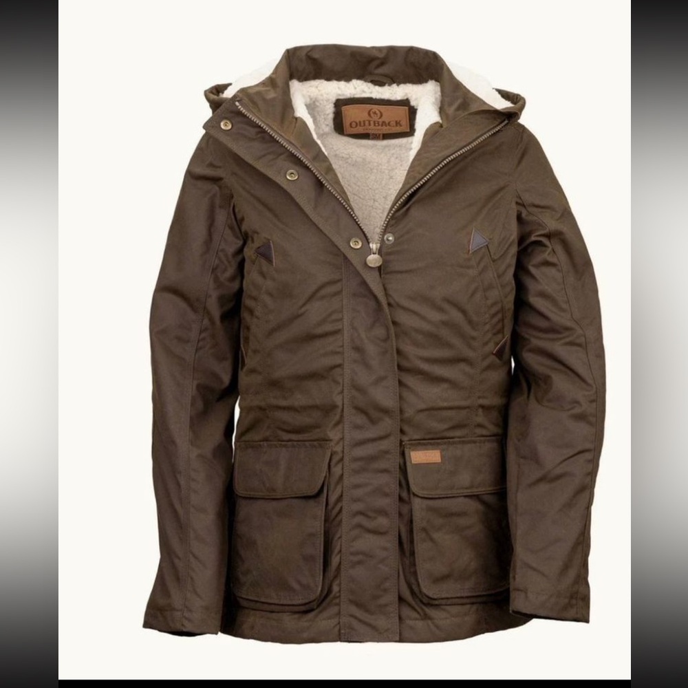Oilskin Outback Medium Coat Waterproof